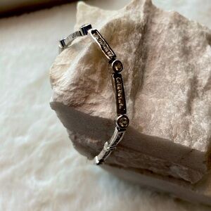 Sterling silver tennis bracelet